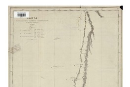 Carta de los sinietros marítimos ocurridos sobre el litoral chileno