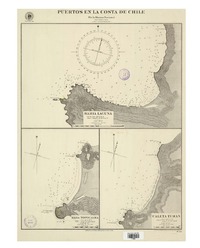 Puertos en la costa de Chile