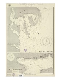 Puertos en la Costa de Chile mares de Chiloé