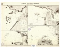 Puertos en la Costa de Chile mares de Chiloé