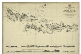 Tierra del Fuego parte occidental del Canal Beagle entre la península Brecknock i Tres Brazos