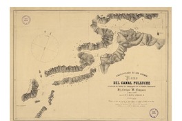Archipiélago de Los Chonos plano del Canal Pulluche