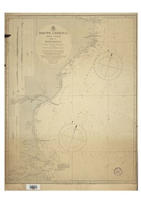 South America-East Coast-Sheet X Patagonia Cape three Points to the Strait of Magellan
