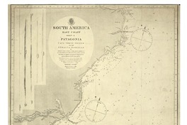 South America East coast- Sheet X Patagonia Cape Three Points to the Strait of Magellan