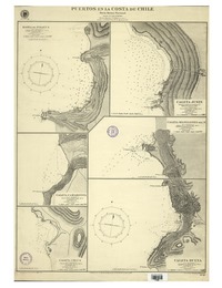 Puertos en la costa de Chile