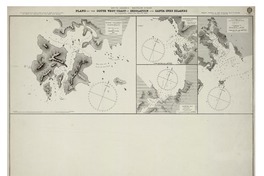 Plans on the South West Coast of Desolation and Santa Ines Islands.
