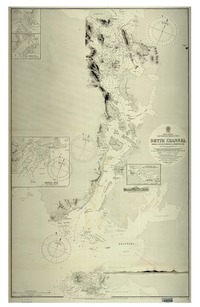 South America West entrance of Magellan Strait : Smyth Channel from its South entrance to Fortune Bay.