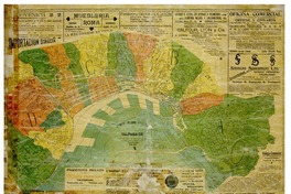 Nuevo plano general de Valparaíso detallado según las últimas modificaciones aprobadas por el Supremo Gobierno.