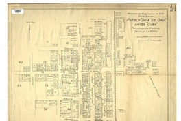 Pueblo Inca de Oro antes Cuba : Provincia de Atacama : con la numeración oficial de manzanas