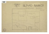 Desvío Barros manzana 3400 [mapa] : Asociación de Aseguradores de Chile, Comité Incendio.