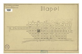 Illapel con la numeración oficial de manzanas de la Asociación de Aseguradores de Chile. [material cartográfico] :