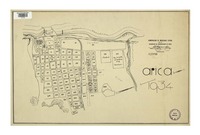 Arica 1934 : numeración de manzanas oficiales de la Asociación de Aseguradores de Chile.