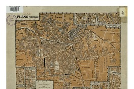 Plano de Santiago e inmediaciones