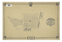 Plano de la ciudad de Los Andes con la numeración oficial de las manzanas