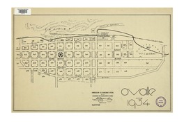 Ovalle con la numeracion de manzanas oficiales [material cartográfico] de la Asociación de Aseguradores de Chile.