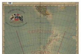Territorio chileno antártico  [material cartográfico] Instituto Geográfico Militar.