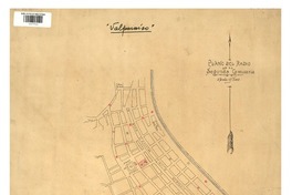 Plano del Radio de la Segunda Comisaria [de] Valparaíso