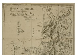 Plano jeneral del Ferrocarril de Curanilahue a Caleta Yane