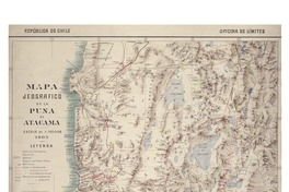 Mapa jeográfico de la Puna de Atacama