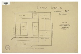 Desvío Imola manzana 147 [mapa] : Asociación de Aseguradores de Chile, Comité Incendio.