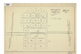 Buli numeración de manzanas oficial [mapa] : de la Asociación de Aseguradores de Chile.