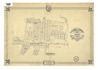 Plano de la ciudad de Curicó con la numeración oficial de las manazanas [material cartográfico] : de la Asociación Chilena de Aseguradores Contra Incendio.