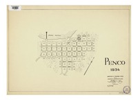 Penco 1934 numeración de manzanas oficial [material cartográfico] : de la Asociación de Aseguradores de Chile Comité Incendio.