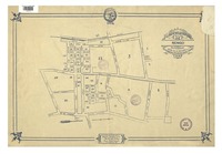 Plano de la ciudad de Rengo con la numeración oficial de las manzanas