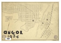 Angol 1934 numeración oficial de manzanas [material cartográfico] : de la Asociación de Aseguradores de Chile