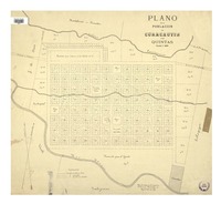 Plano de la población de Curacautín i sus quintas  [material cartográfico]