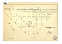 Pailahueque 1934 numeración de manzanas oficial [material cartográfico] : de la Asociación de Aseguradores de Chile.