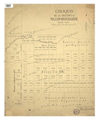 Croquis de la sección 3 A Vilcún-Huichahue  [material cartográfico]