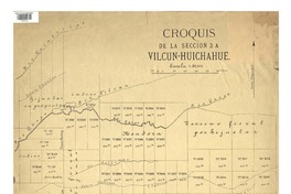 Croquis de la sección 3 A Vilcún-Huichahue  [material cartográfico]