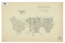 Osorno 1936  [material cartográfico] Asociación de Aseguradores de Chile Comité Incendio.