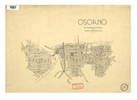Osorno con la numeración oficial de manzanas [material cartográfico] : de la Asociación de Aseguradores de Chile