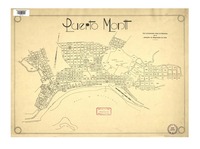 Puerto Montt con la numeración de oficial de manzanas
