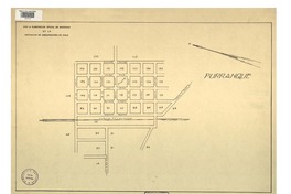 Purranque con la numeración oficial de manzanas [material cartográfico] : de la Asociación de Aseguradores de Chile.