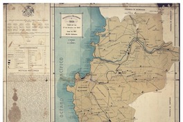 Provincia de Valparaíso en 1909 creada por ley 27 de Octubre de 1842