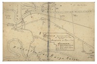 Croquis aproximado de la situación de las piedras con tacitas