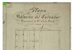 Plano de la población del Salvador