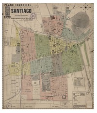 Plano comercial de Santiago