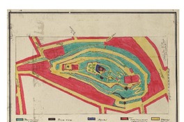 Plano del Cerro Santa Lucia levantado en 1898 por don Manuel H. Concha, Director de Obras Municipales