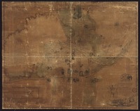 Plano de la ciudad de Santiago, capital de la república chilena