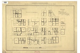 Plano de la ciudad de Valdivia con la numeración oficial de manzanas [mapa] : Asociación Chilena de Aseguradores contra incendios.