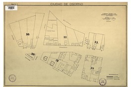 Ciudad de Osorno  [material cartográfico] Asociación de Aseguradores de Chile Comité Incendio.