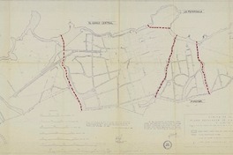Comuna de El Quisco plano regulador de vialidad, áreas verdes y límites urbano
