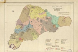 Mapa geológico Isla de Pascua = Easter Island