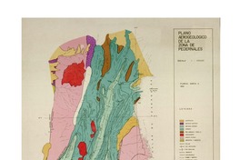 Plano aerogeológico de la zona de Pedernales