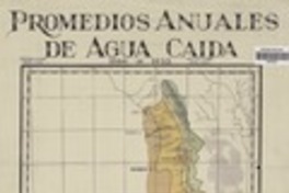 Promedio anuales de agua caida