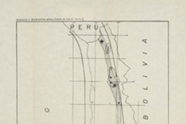 Provincia metalogénica del geosinclinal andino distribución de yacimientos de hierro, apatita, manganeso y plata